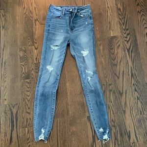 High rise ameeican eagle jeggings